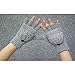Produktbild Pixnor Damen Mädchen Winter Halb Handschuhe Winter Wärmer Strick Handschuhe Gestrickte Fingerlose Fäustlinge mit Flip Top