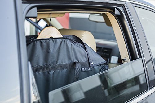 DOPPELPACK! Dom’Suits Premium Kleidersack atmungsaktiv, reisetauglich, wasserabweisend – 100x63cm – faltbar -Anzugsack / Anzugtasche / Kleiderhülle für Ihre hochwertige Kleidung - 7