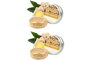 ZQTWJ 2 Stück Ginger Hair Regrowth Shampoo Bar,Ingwer Hair Regrowth Shampoo Bar,Fördert das Haarwachstum,Haarwuchs Shampoo,Ingwer Shampoo Seife,Ingwer Shampoo Bar,Fördert das Haarwachstum Männer und Frauen