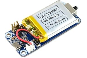 COOLWELL UPS Hat (C) for Raspberry Pi Zero Series, Stable 5V Uninterruptible Power Supply, Multi Battery Protection Circuits Real Time Monitoring