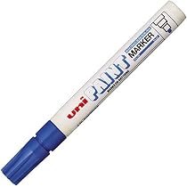 Uni-ball Paint Marker Rundspitze M – Schwarz, Strichbreite 2,2-2,8 Mm | Für Metall, Glas, Holz & Mehr