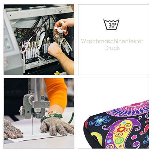 Sidorenko Designer Laptoph  lle f  r Laptops mit einer Bildschirmdiagonale von 35 8 cm   14-14 2 Zoll   neopren max  Ger  teabmessungen 35 5 cm x 25 c