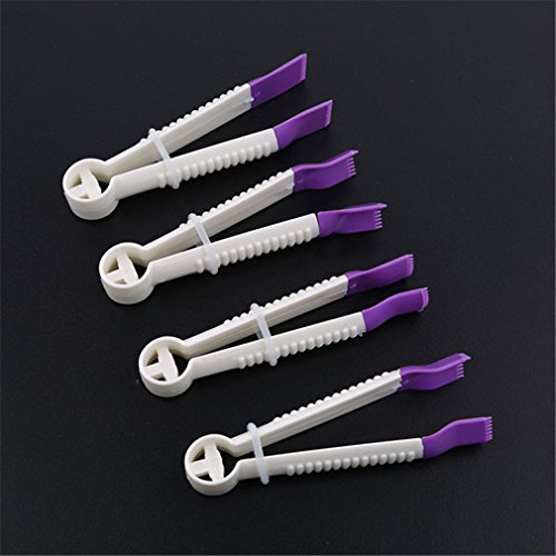 HENGSONG 10 tlg Blumentyp Spitze Rand Clip Backform Keks Ausstecher Dekorieren Kuchen Werkzeug Cupcake Fondant Modellierwerkzeug Zubehör - 3
