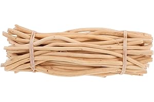 STOBOK 50 Pezzi Log Materiali Decorativi Bastoncini Di Ramoscelli Per L'artigianato Rami Di Tronchi Per L'artigianato Bastoncini Per Artigianato Bastoncini Decorativi Di Legno Beige