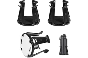 Huucozn Lot de 3 porte-gobelets de voiture universels - 50 à 70 mm - Porte-bouteilles autocollants - Porte-boissons - Porte-canettes de voiture - Porte-gobelet - Porte-gobelet de voiture - Pour tasses