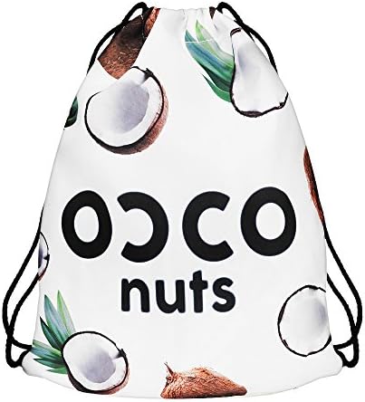 Modefreund Sport & Leisure Fitness Bag TrendPrints Gymsack - Coco Nuts