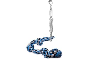 Kylewo Giocattoli per Corda per Cani Spring Pole - Giocattoli per Masticare per Cani Giocattoli per tiro alla Fune per Cani Spring Pole Costruttore di Muscoli per Cani