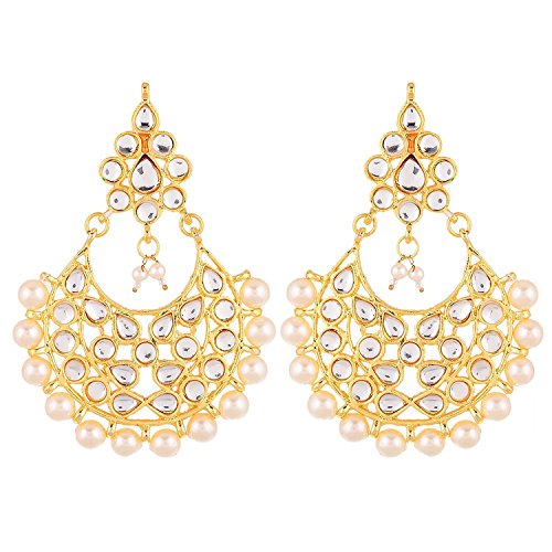 YouBella Jewellery Traditional Stylish Gold Plated Pearl Fancy Party Wear Jhumka / Jhumki Earrings for Girls and Women RS.275 (86.00% Off) - Amazon