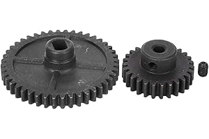 VGEBY Juego de Engranajes de Coche RC, Piezas Combinadas de Engranaje de Motor de Engranaje Reductor RC de Acero para Coche WLtoys 1:14 144001 RC, VGEBY1V87YSDT6E