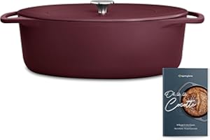 SPRINGLANE KITCHEN Cocotte in ghisa (Ruby Earth, ovale, 33 cm, 6,5 L)