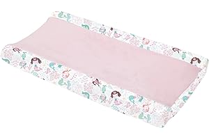 AVEJJBAEY Matelas à langer super doux et respirant à motif floral pour bébé garçon et fille