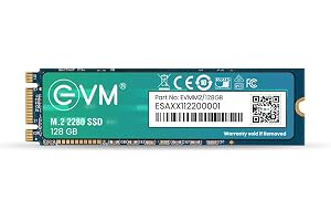 EVM 128GB M.2 SATA SSD 2280 | Internal Solid State Drive | Up to 520MB/s Read 370MB/s Write | Laptop Desktop Upgrade | 5 Year Warranty (EVMM2/128GB)
