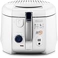 De'Longhi F28533.W1 RotoFry Friggitrice con Cestello Rotante, Frittura Leggera, Facile Pulizia Grazie alla Vasca Removibile, 
