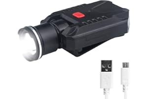 Luz de Gorra Fishnu 9007 - Ideal para Caza, Running, Camping y Más - Diseñada para Hombres Activos