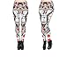 Produktbild Hanessa Frauen Leggins Bedruckte Leggings Hose Frühling Sommer Kleidung " Skat Karten-Spiel , Herz-Dame " L134
