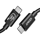 Anker USB 4 Cable 100cm 8K 40Gbps USB C to USB C 240W | For iPhone 18 pro Max/17/16/15, Type-C laptops, hub, docking station