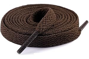 HQ-CLOUD Lacets Chaussures de Sport Plats et Larges 120 x 0.8 cm - Couleur Au choix