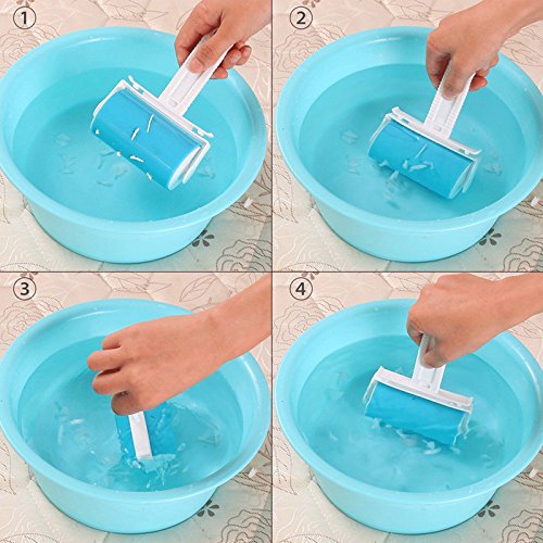 UEETEK-Middle-Lint-Roller-with-Foldable-Small-Pet-Dogs-Hair-Fluff-Remover-Sticky-Picker-Cleaner-Set-for-Clothes-Furniture-Car-Carpet-Blue