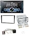 Produktbild caraudio24 JVC KW-R520 MP3 USB CD 2DIN AUX Autoradio für Opel Combo C Corsa C Tigra Meriva 00-04 metallic