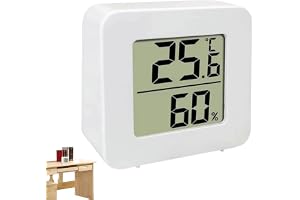 Smart elektrisk digital termometer, digital hygrometer, inomhustermo-hygrometer fuktighet, smart hem fuktighetsmätare, exakt