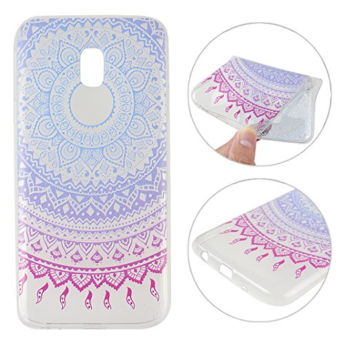 Funda Samsung Galaxy J5 2017  Fundas Carcasas Gel de Silicona transparente para Samsung Galaxy J5 2017 J530F Case Rosa Schleife TPU Gel Suave Caso Tel  fono M  vil Portectora Funda Case Cover Soft Silicon Bumper Smartphone Shell  5 2  