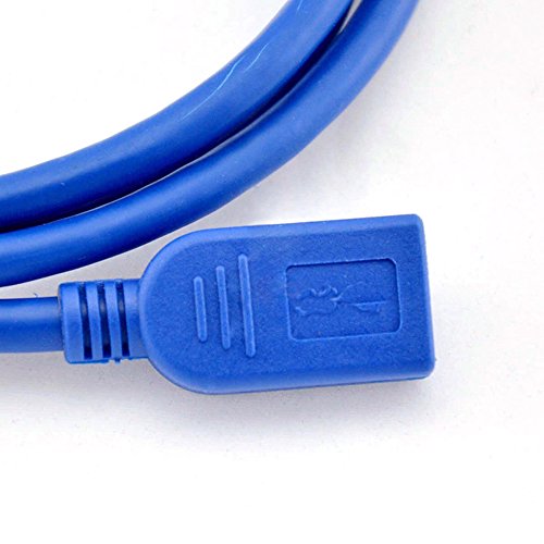 Zheino 0.5M Verlängerungs Kabel USB 3.0 AM To AF USB 3.0 Extension Mann zu Frau Kabel Super Speed Adapter Kabel A Stecker A Stecker auf A Buchse und Übertragungsraten bis zu 5Gbit/s - 4