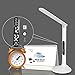 Produktbild ALED LIGHT ®3 Farbe(warm white,cool white,Natural light)5 Helligkeitsstufen Tischleuchte, Schreibtischlampe, Nachttischlampe, LED-Platte, zusammenklappbar, abnehmbar, Helligkeit verstellbar durch Taste, Kalender, Wecker, MIT USB[Energieklasse A]