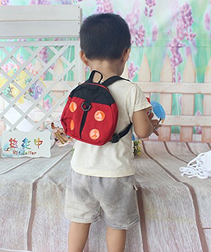 Westeng Anti-lost Backpack Kids Toddler Walking Safety Harness School Bag Cartoon Pattern with Removable Padded Strap