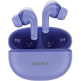 Intex Buds AERO TWS Bluetooth Earbuds with AI ENC, Deep Bass, 13mm Driver, Type-C Fast Charging, 32H Playtime, Low Latency, Touch Control, Voice Assis