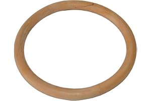 Grofitness Wing Chun Taiji rottingring trä yewen sau klibbig handstyrka träningsring, 25 x 22 cm