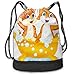 Produktbild Cupsbags Cat Dog in Bathtub Together Street Drawstring Bag Backpack Bundle Backpack