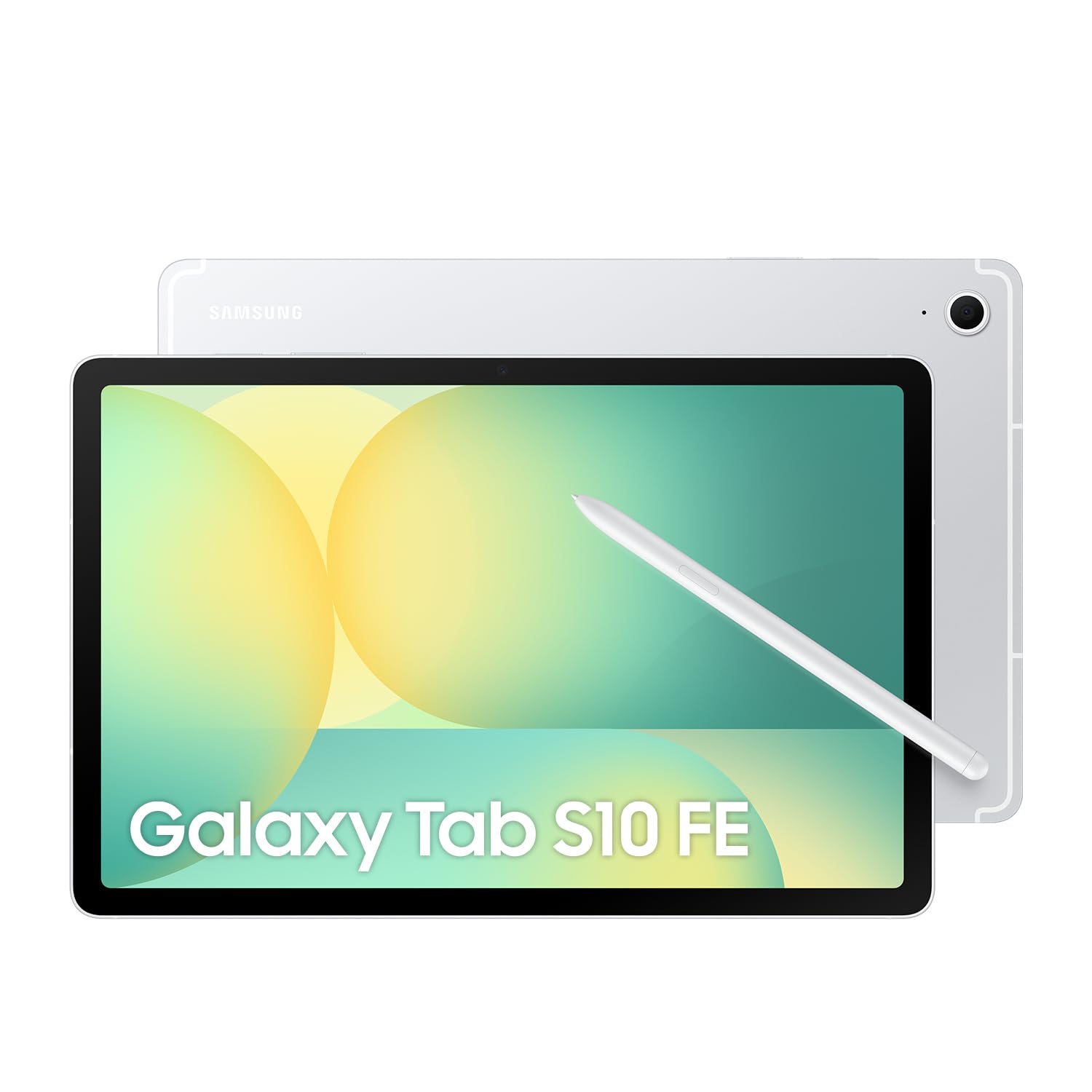 Samsung Galaxy Tab S10 FE, Wi-Fi Android Tablet, 12GB RAM, 256GB Depolama, 10.9 İnç, 90Hz Ekran, Dahili SIM ve eSIM, S Pen Dahil, IP68, 8000mAh Batarya, Gümüş (Samsung Türkiye Garantili)
