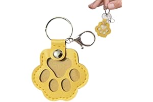 CTDWNT Llavero de coleccionista de pelo de perro, caja de almacenamiento conmemorativa, coleccionista de recuerdos de mascotas, recuerdo de pelo de mascotas, llavero de recuerdo de piel de mascotas para