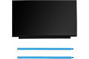 EU-SOURCING New 15.6" Full HD 1920x1080 IPS Matte Display for N156HCA-EBB N156HCA-EBA N156HCA-EAB Rev.C1 C2 C3 C4 C5 30-Pin LED Screen Non-Touch with Adhesive Strip