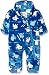 Hatley Baby Boys 0-24m Fleece Bundler-Ski Monsters Jumper, Blue, 18-24 Months