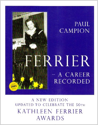 Ferrier: A Career Recorded livre