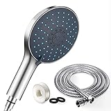 grohe brausestangenset 【 Strapazierfähiges Material 】Der stoßfeste Silikonring kann den Duschkopf schützen. Körper verchromt, Acetat-Spray-Test bis zu 9 Stufen (ASS24H bis zu 9), Starke Resistenz gegen Salzspray Korrosion. Der mitgelieferte Brauseschlauch trumpft auf mit hochwertigem Edelstahl und ist auch optisch ein Highlight.