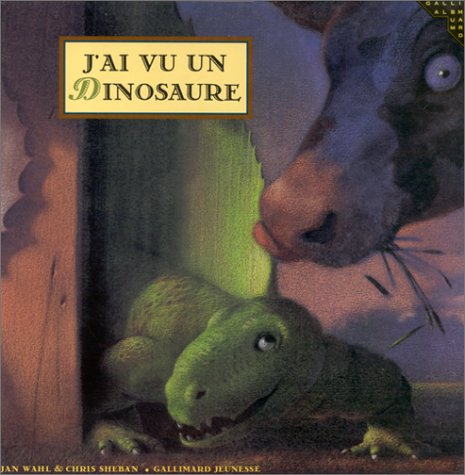 couverture de : J'ai vu un dinosaure