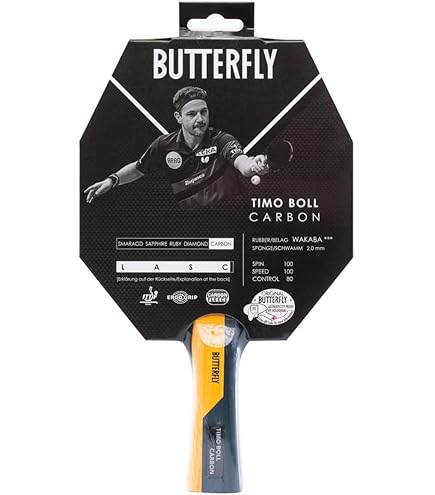 Tafeltennisbatje Butterfly Ovtcharov Black