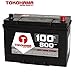 Produktbild Tokohama Asia Japan Autobatterie 12V 100AH 800A/EN + Plus Pol Rechts 60032