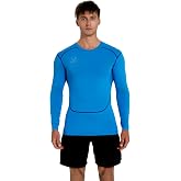 vf VFIT Men's Compression Shirt Long Sleeve Thermal Sports Fitness Running Breathable Quick Dry Gym Stretch Fabric Fitted Tra