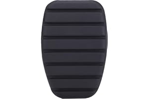 Copri Pedali Auto, Fydun Pedalina di Gomma per Frizione Copertura del Pedale Dell'Auto Antiscivolo Pastiglie del Pedale del Freno per Laguna Kango Scenic