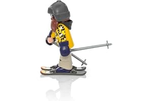 PLAYMOBIL Family Fun 9284 Skifahrer mit Snowblades, Ab 4 Jahren