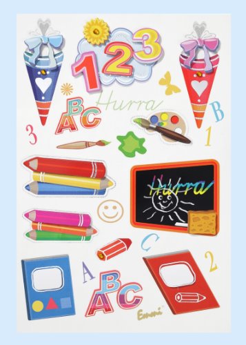 Creapop Sticker * Einschulung Schulbeginn Schule III * Aufkleber