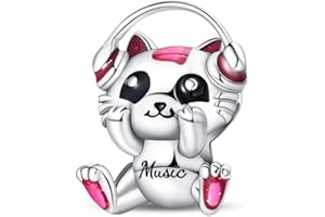 LONGLUCK Srebro próby 925 koralik Charms dla kobiet, zawieszka z cyrkonią 5A do bransoletki, europejskie bransoletki, naszyjniki, biżuteria, prezent dla kobiet, dla rodziny, przyjaźni, miłości, Srebro