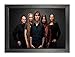 Produktbild Gerahmtes Poster mit Aufschrift "Him 3", A4, Ville Valo Mikko Lindström, Mikko Paananen, Janne Puurtinen Rock Metal Folk Blues Rock And Roll Albumcover Design Musikband Best Photo Picture Unique Print