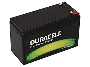 Duracell Original DR7-12 Valve Regulated Lead Battery - 12V | 7Ah - Replaces APC RBC17 | RNC2 | CSB GP1272F2 | Lucas LSLA7-12 | Panasonic LC-R127R2PG | Yuasa NP7-12 | V142401 | Y7-12