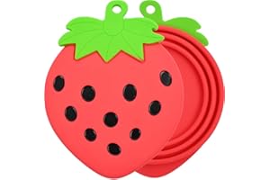 ROMI FLORIA 2 packs Pet Food Can Lids,Cute Food Safe BPA-Free & Dishwasher Safe, Can Covers Most Standard Size Dog and Cat Can Tops