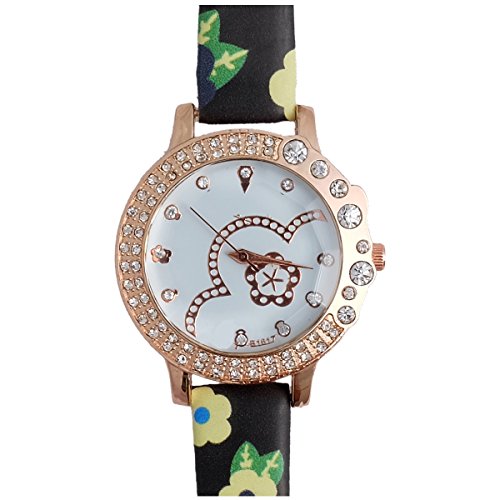 Super Drool Fancy Floral ST2490_WT_BLACKBLUE Watch
