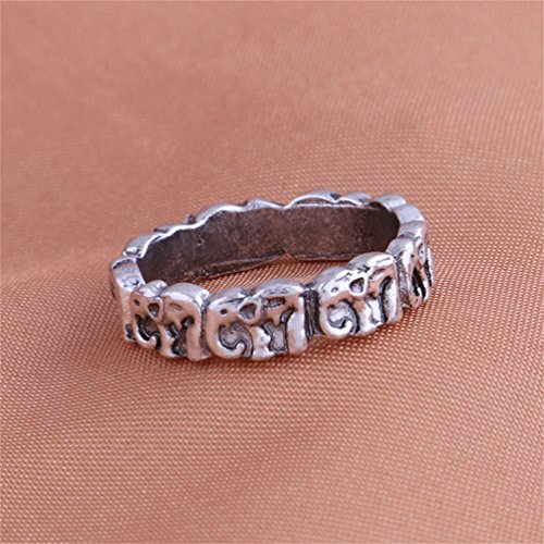 Hsooor 13Pcs Vintage Ring Finger Schmuck Ringen Schmuck Boho Punk Ringe Silber - 3